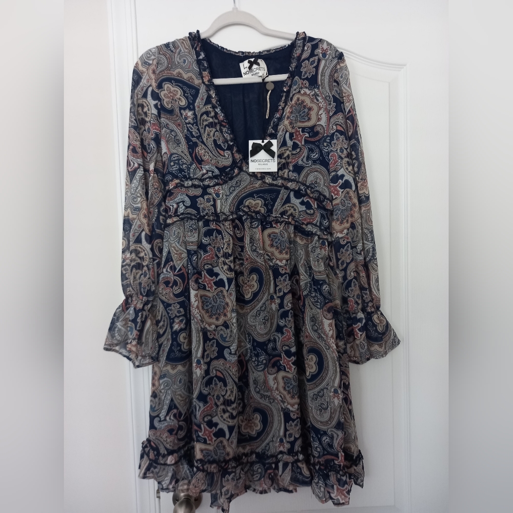 NWT No Secrets MILANO dress size L,  IT-44